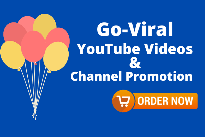 I will do organic youtube video and channel promotion