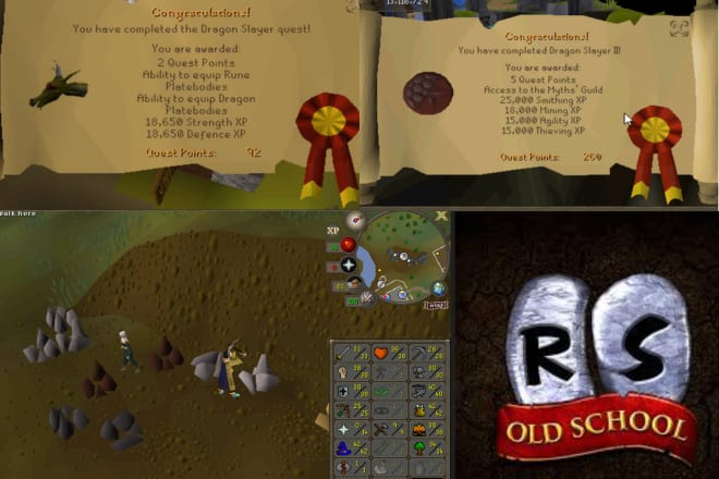 I will do osrs questing, skilling and all services