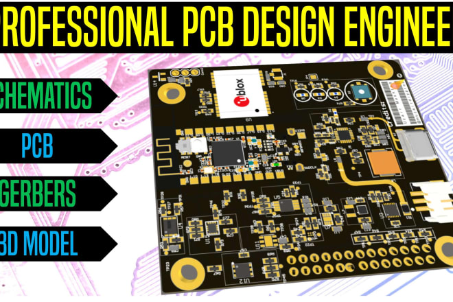 I will do pcb design on altium, eaglecad, proteus or kicad with gerber bom