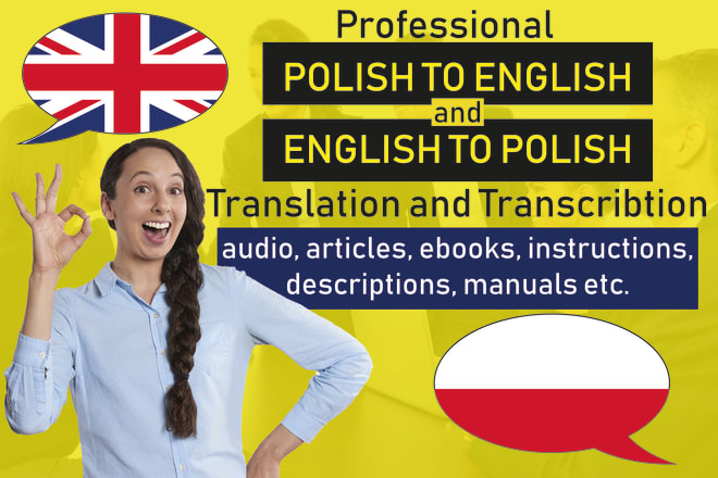I will do perfect polish to english or english to polish translation any technical text