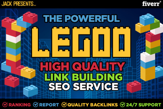 I will do powerful the legoo high da link building SEO service for website ranking