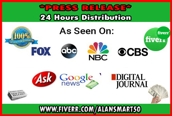 I will do press release distribution in 24 hrs