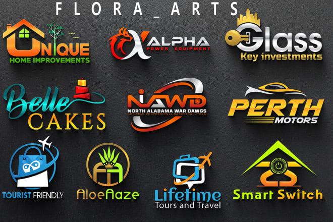 I will do professional 3d brand or business logo design