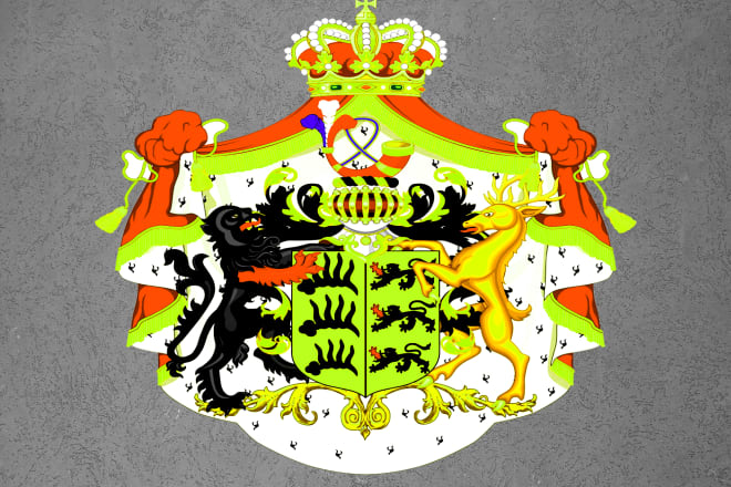 I will do professional, crest coat of arms heraldry family artist, family crest, logo
