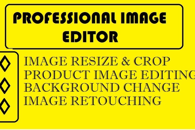 I will do quick image editor background removing services