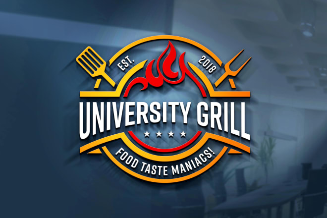 I will do restaurant bbq grill cafe pizza food logo design