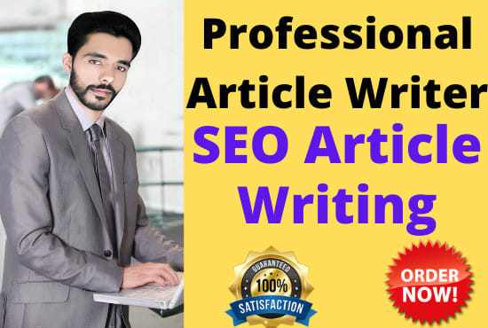 I will do SEO article writing and blog post