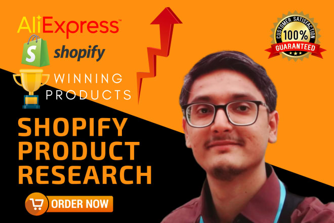 I will do shopify winning product research for dropshipping