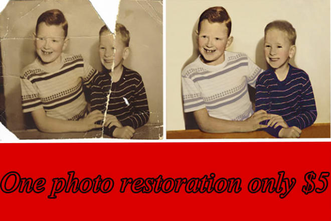 I will do smooth photo restoration