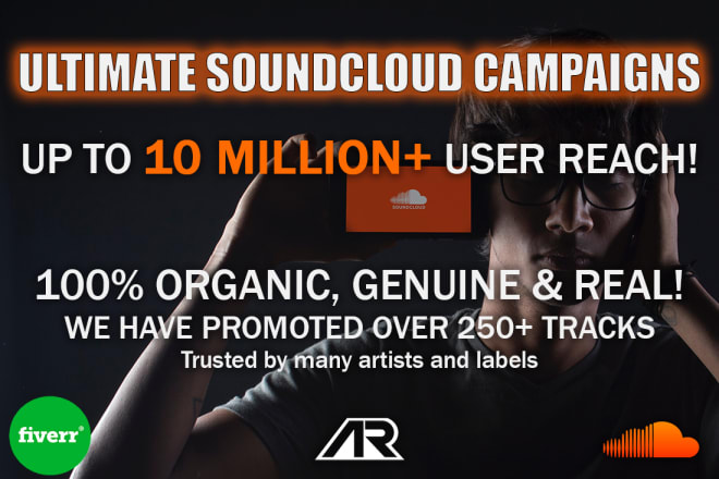 I will do soundcloud promo campaigns upto 10 million users