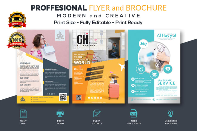 I will do the awesome professional flyer design