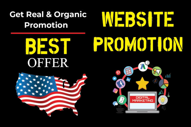 I will do usa targeted your website, book, promotion to social media traffic