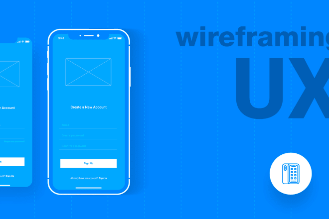 I will do UX and wireframes for mobile app