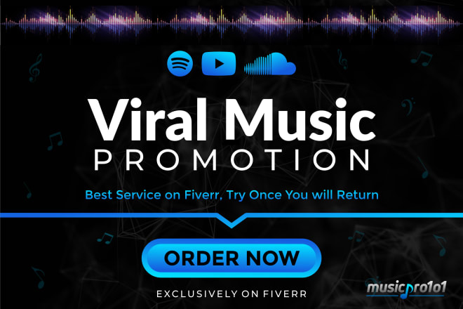 I will do viral music promotion to real audience