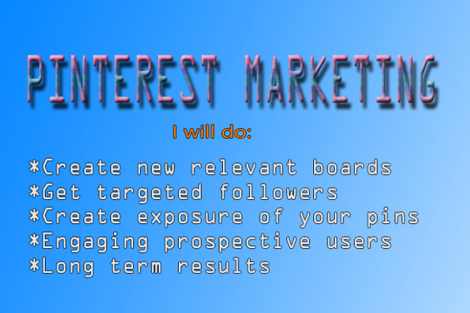 I will do viral pinterest marketing for you and your business
