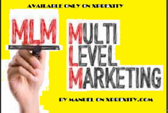 I will do viral promotion for your MLM and network marketing to real USA audience