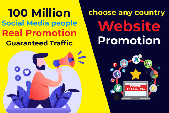 I will do website, book, cbd promotion to get web traffic choose any country