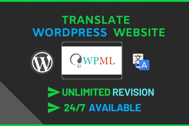I will do your wordpress website translation using wpml