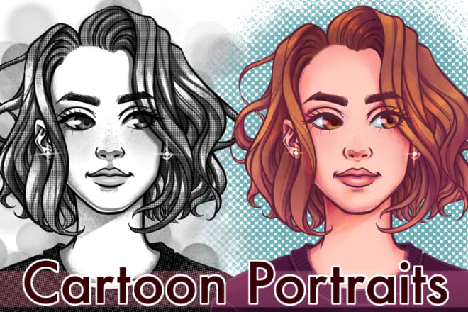 I will draw a cartoon profile picture for you