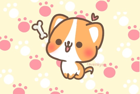 I will draw a cute chibi animal