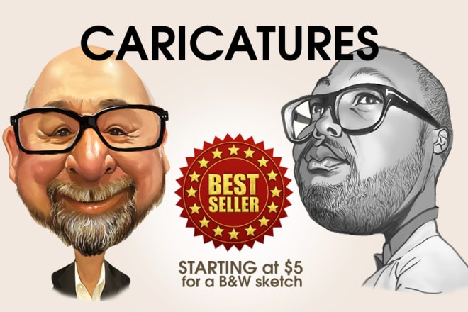 I will draw caricatures from your photo