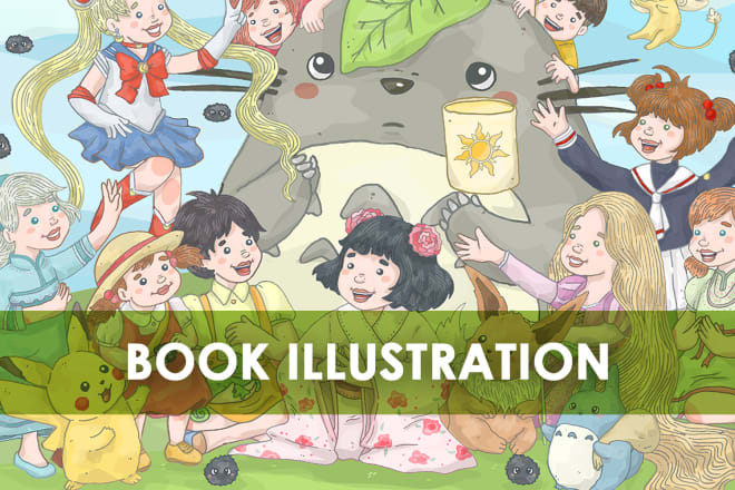 I will draw illustrations for your books, websites, or articles