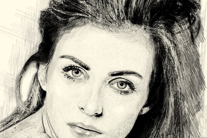 I will draw realistic pencil sketch portrait from your photo