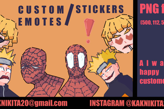 I will draw stickers for social networks