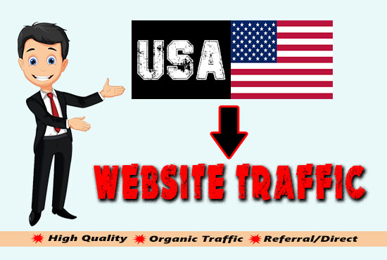 I will drive keyword targeted organic usa traffic to your website