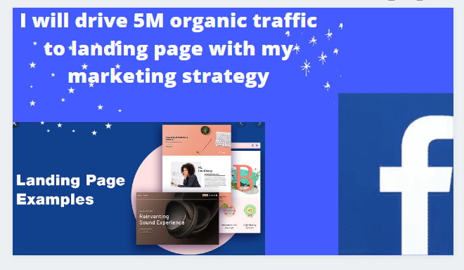 I will drive organic 5m facebook traffic to website