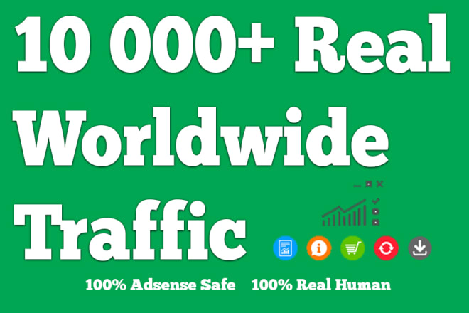I will drive worldwide keyword and niche targeted traffic