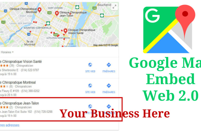 I will embed your google maps in 2500 web2 sites to get ranking in local pack