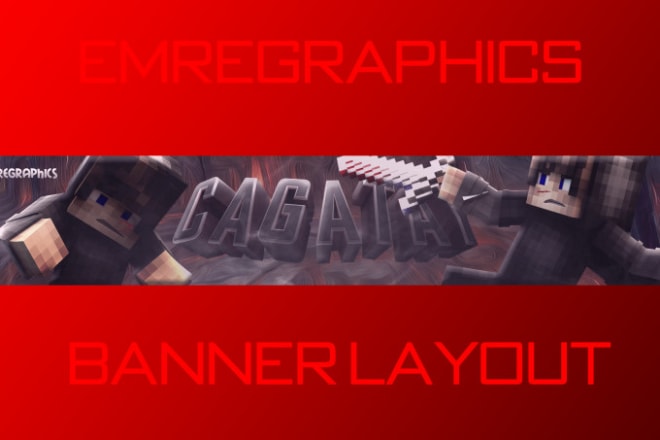 I will epic minecraft banners and thumbnails