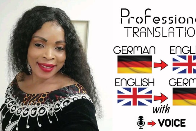 I will expertly translate english to german or german to english