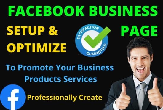 I will facebook business page creation, setup, manage and optimize