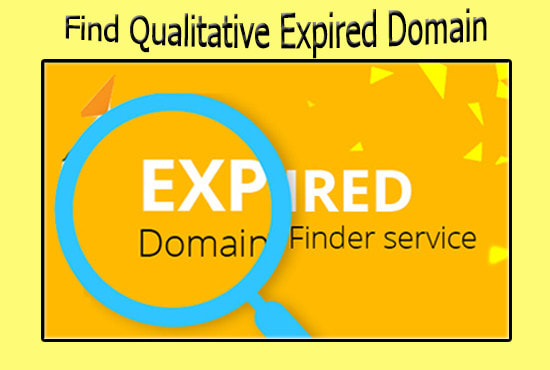 I will find high authority expired domain name research