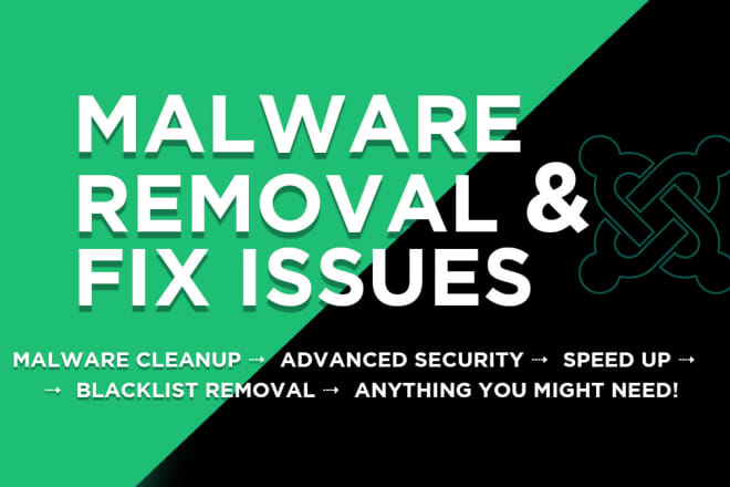 I will fix hacked joomla remove malware and recover website