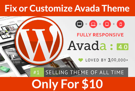I will fix or customise wp sites with avada theme