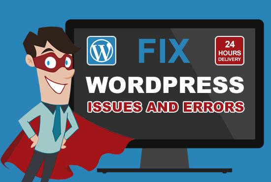 I will fix wordpress errors wordpress issues