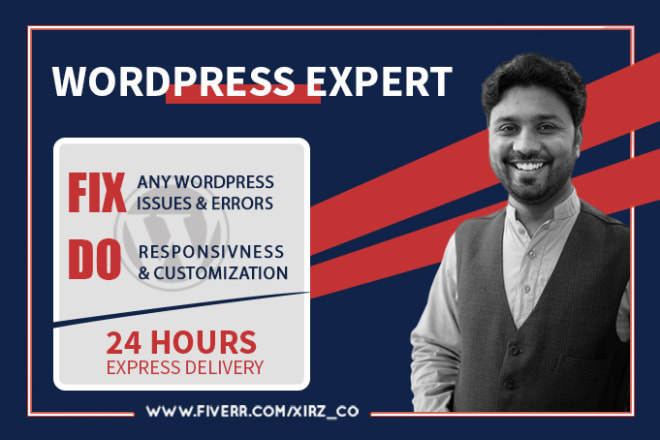 I will fix wordpress issues, errors or speed optimization