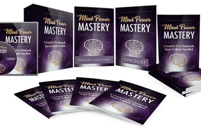 I will give mind power mastery plr ebook video version resell pack
