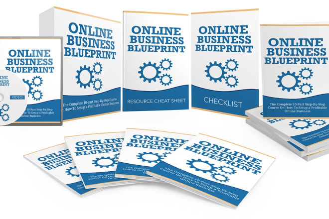 I will give online business blueprint hq plr ebook checklist videos
