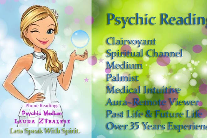 I will give psychic spirit guide reading over 38 yrs exp