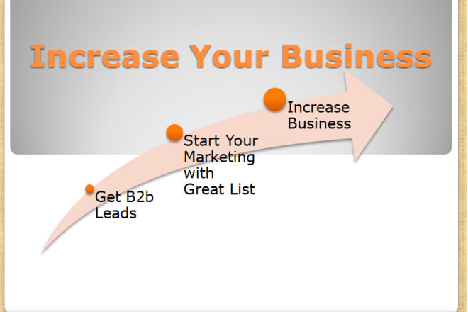 I will give USA business mailing lists, business leads