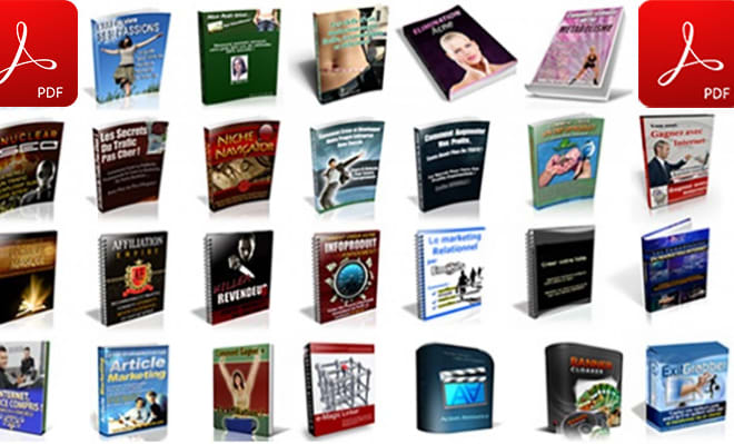 I will give you 100 english ebooks with resale rights