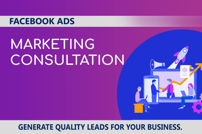 I will give you expert consultation on your facebook ads