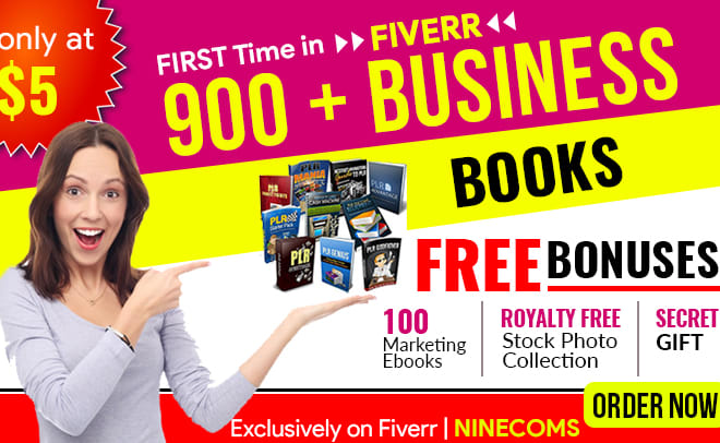I will give you over 900 plr,mrr money making,business ebooks