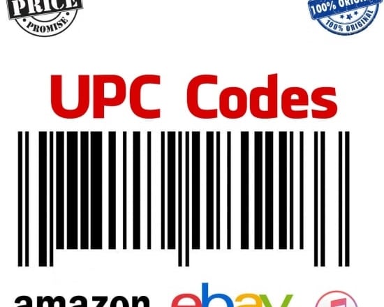 I will give you upc ean bar code numbers for amazon ebay listings