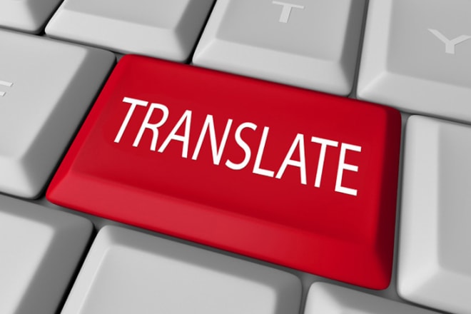 I will great english to portuguese text translator
