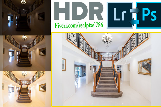 I will hdr real estate photo editing service